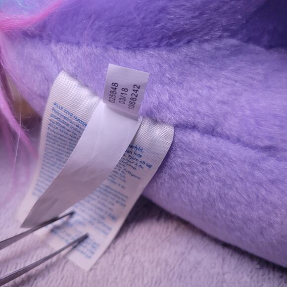 Build A Bear Fairy Friends Enchanted Purple Unicorn Plush Stuffed 18" NWT 2018 - Picture 6 of 7